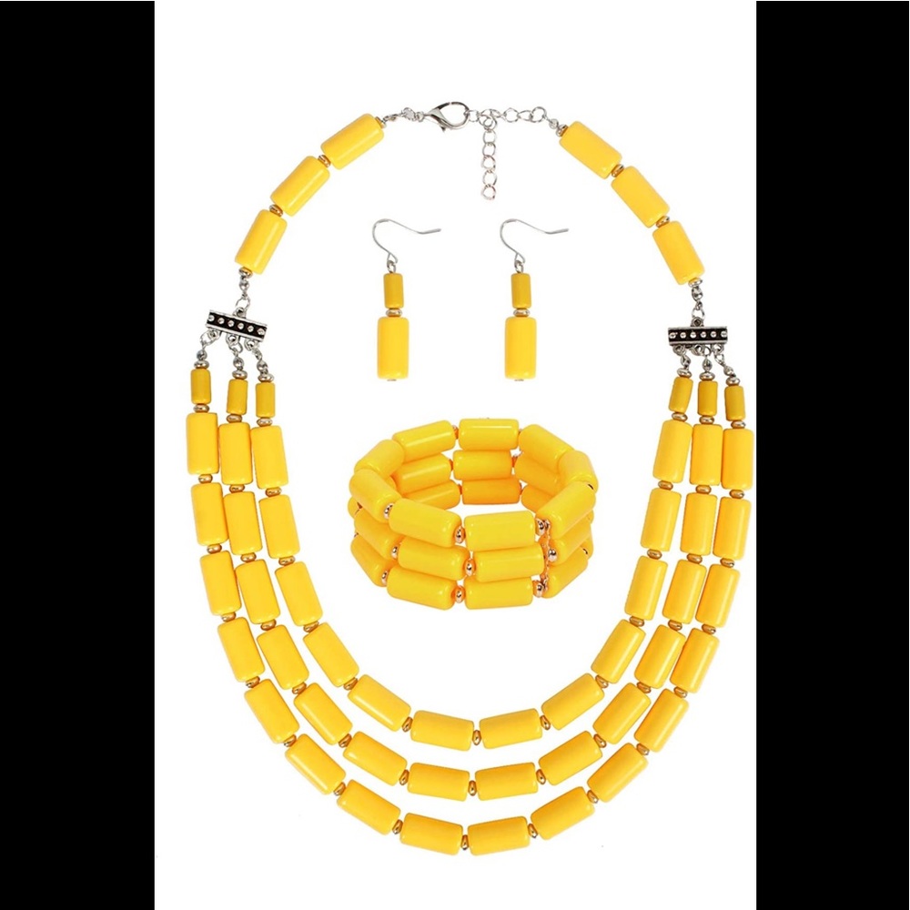 KOSMOS-LI Fashion Beads Choker Necklace  Jewelry